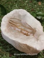 Bracelet semainier love quartz rose en acier inoxydable – Image 2