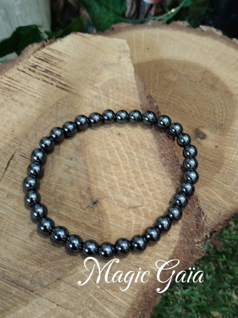 483189334-623698310461369-6118446628948512261-n.jpeg Bracelet hématite - 6 mm – Image 1