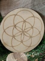 Plateau en bois graine de vie - 15 cm – Image 2