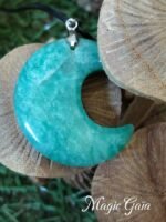 Pendentif lune amazonite – Image 3