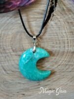 Pendentif lune amazonite – Image 2