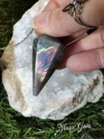 Pendule labradorite arc en ciel créée par magic gaïa – Image 3
