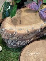 Chaîne de chevilles labradorite avec triquetra – Image 3