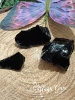 Obsidienne noire brute – Image 2