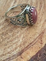Bague rhodonite en filigrane argent 925 – Image 6