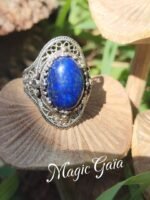 Bague lapis - lazuli argent 925 – Image 6