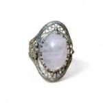Bague quartz rose argent 925 – Image 2