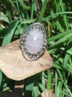 Bague quartz rose argent 925 – Image 3