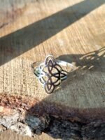 Bague noeud de sorcière en acier inoxydable – Image 6