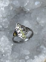 Bague noeud de sorcière en acier inoxydable – Image 4