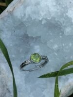 Bague péridot facetté - réglable – Image 4