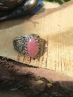 Bague rhodonite en filigrane argent 925 – Image 4