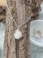 Pendentif amas de quartz - cristal de roche – Image 4