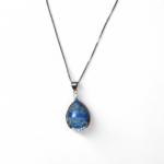 Pendentif goutte strass lapis lazuli – Image 2
