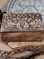 Boîte à bijoux en bois sculpté “gaïa – déesse de la terre” – Image 5