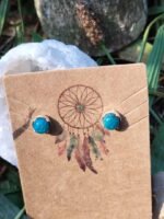 Boucles d’oreilles apatite en argent 925 – Image 6