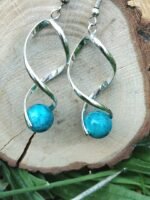 Boucle d'oreilles apatite - 10 mm – Image 3