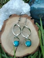 Boucle d'oreilles apatite - 10 mm – Image 6
