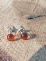 Boucles d'oreilles ambre argent 925 – Image 3