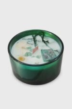 Bougie magique avec fleurs et jade brut – Image 2