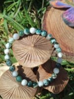 Bracelet agate arbre - 6 mm – Image 4