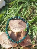 Bracelet agate mousse - 6 mm – Image 3