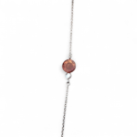 Bracelet argent ambre baltique cognac et argent 925 rhodié – Image 2