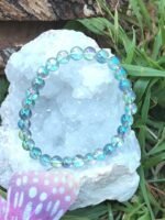 Bracelet aqua aura - 6 mm – Image 4