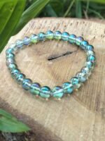 Bracelet aqua aura - 6 mm