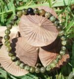 Bracelet péridot - 6 mm