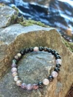 Bracelet tourmaline multicolore 6 mm – Image 6