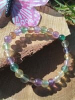 Bracelet fluorite multicolore
