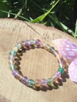 Bracelet fluorite multicolore – Image 4