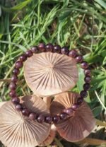 Bracelet grenat - 6 mm