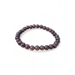 Bracelet grenat - 6 mm – Image 6
