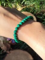 Bracelet malachite - 6 mm