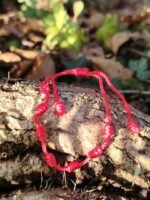 Bracelet rouge à 7 noeuds – Image 5