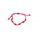 Bracelet rouge à 7 noeuds – Image 2