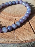 Bracelet tourmaline rose sur eudialyte – Image 5