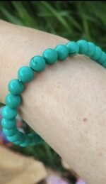 Bracelet turquoise - 6 mm – Image 3