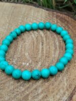 Bracelet turquoise - 6 mm – Image 4