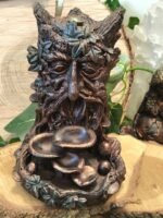 Brûleur encens à refoulement arbre en résine bronze