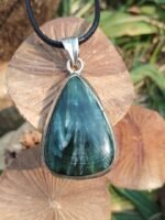 Pendentif séraphinite en argent 925 pierre naturelle – Image 3