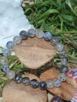 Bracelet agate veine de dragon - 8 mm – Image 4