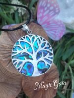 Pendentif en abalone arbre de vie en argent 925 – Image 4