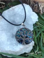 Pendentif en abalone arbre de vie en argent 925 – Image 6