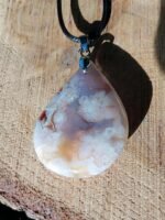 Pendentif agate fleur de cerisier – Image 4