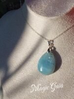 Pendentif aigue marine