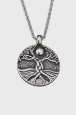 Pendentif yggdrasil en acier inoxydable – Image 2