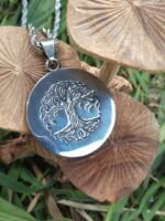 Pendentif yggdrasil en acier inoxydable réversible – Image 4
